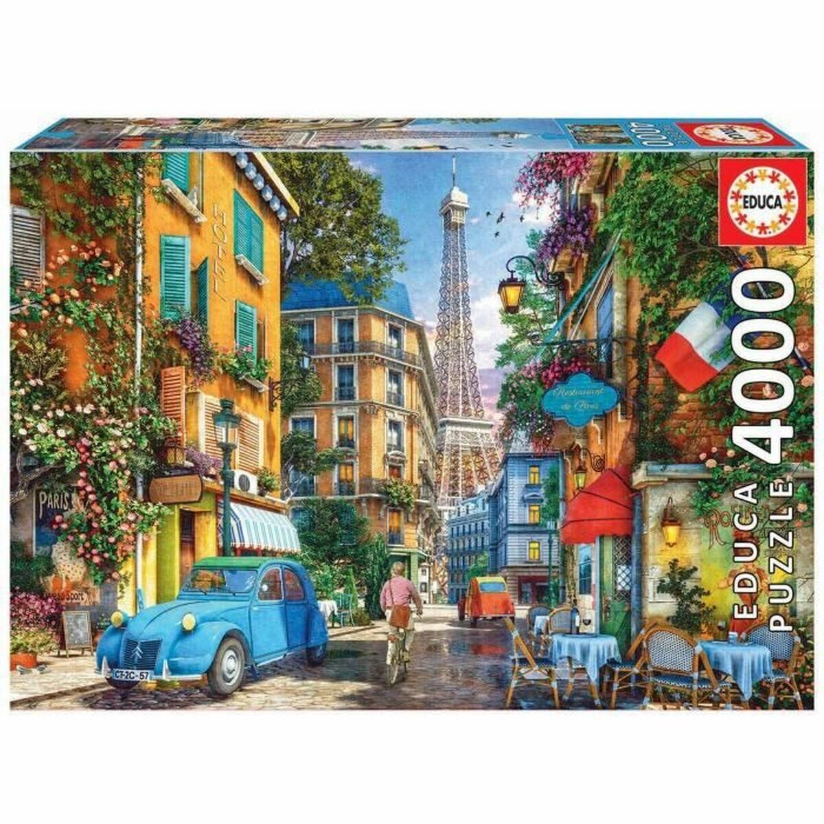 Puslespil Educa The old streets of Paris 19284 4000 Dele