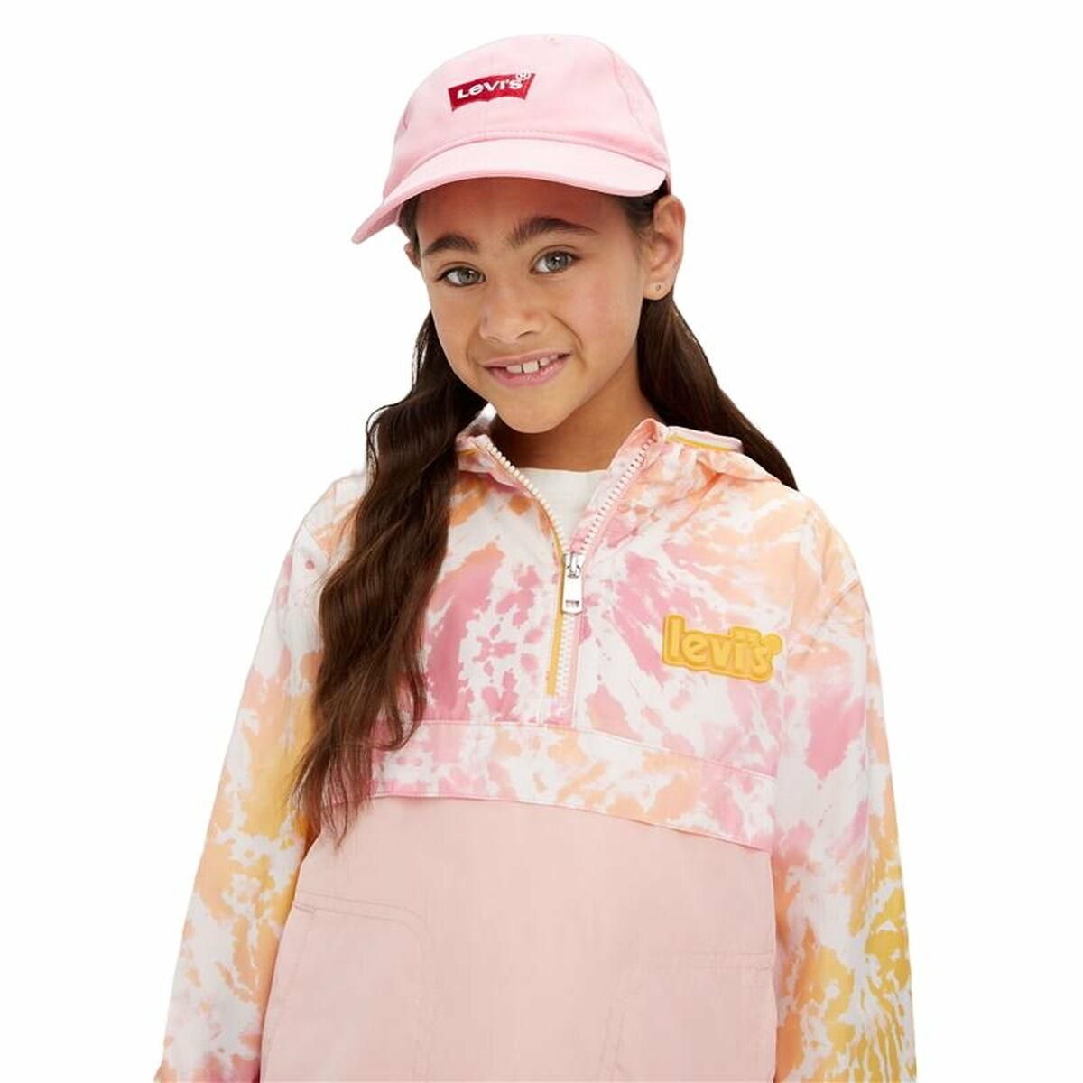 Børnekasket Levi's Core Batwing Curve Brimcap Pink (Onesize)