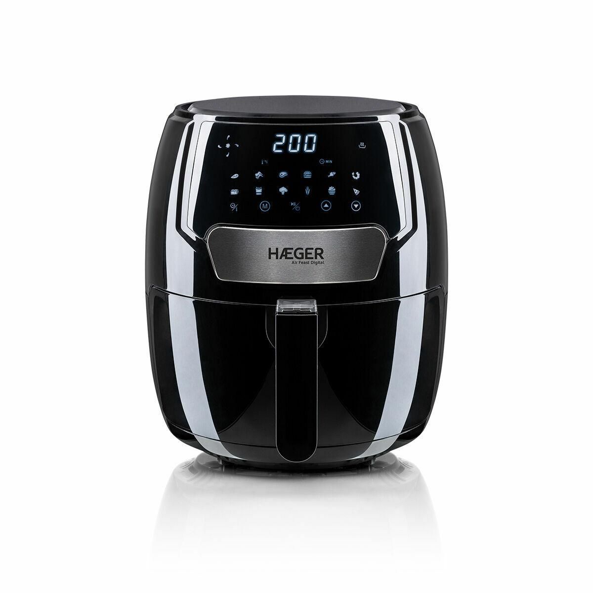 Airfryer Haeger AF-D37.003A Sort 1500 W 3,7 L