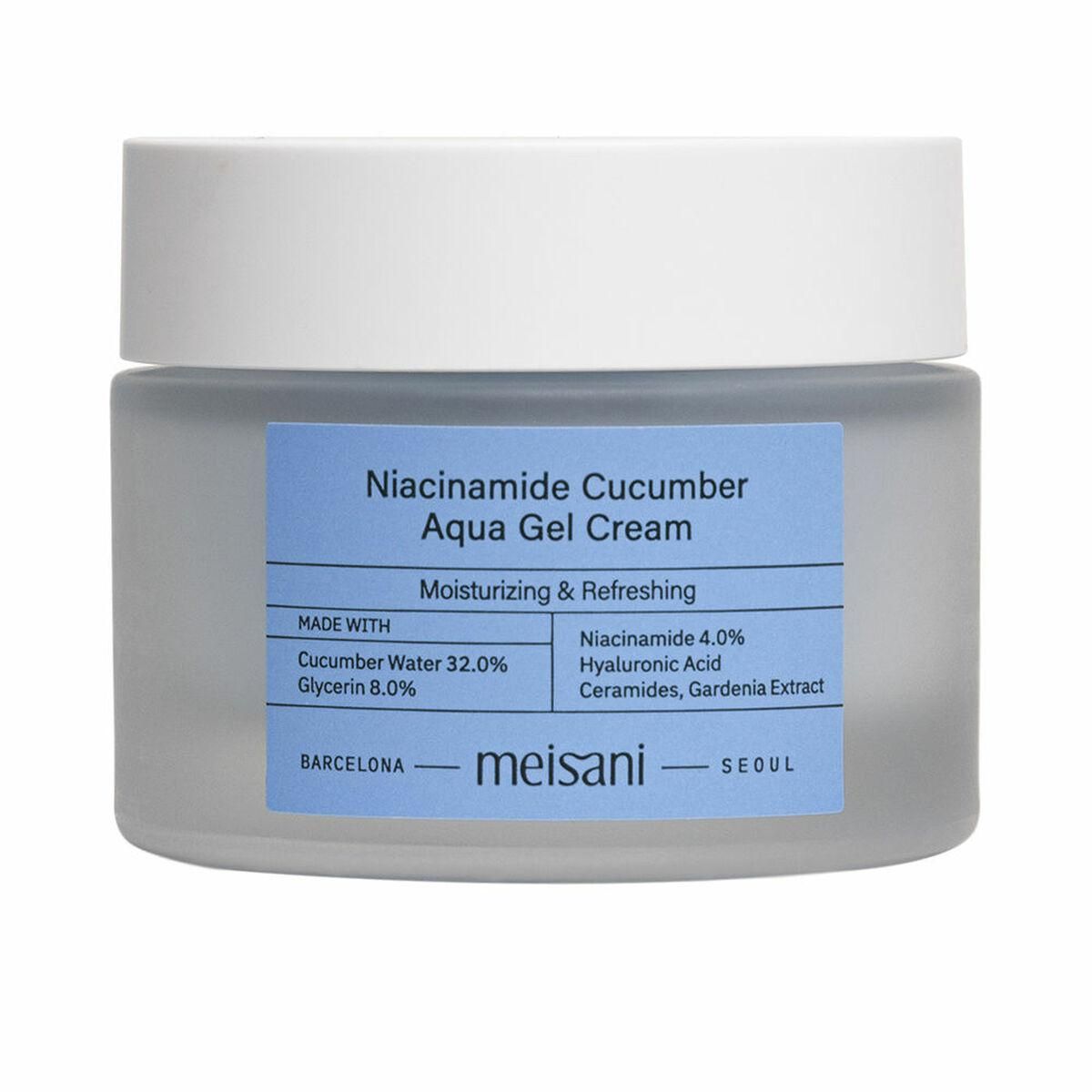 Fugtgivende Gel Meisani Niacinamide Cucumber Aqua 50 ml