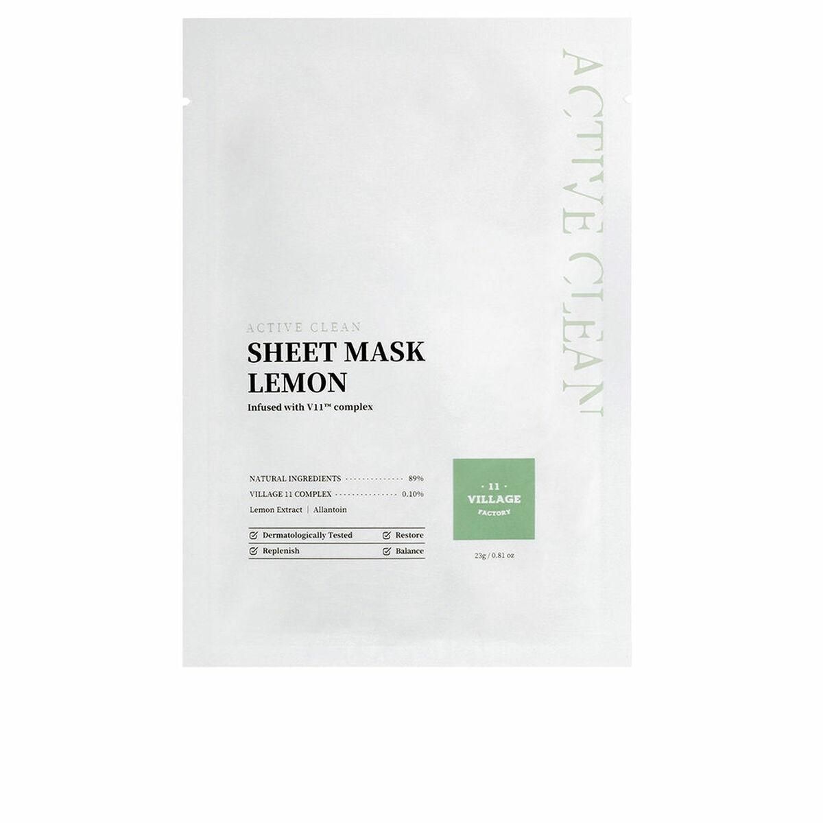 Ansigtsmaske Village 11 Factory Active Clean Lemon 23 g