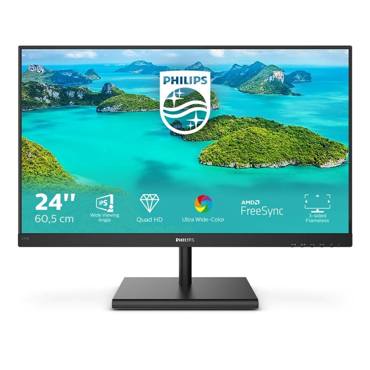 Skærm Philips 245E1S/00 23,8" IPS LCD Flicker free 75 Hz 50-60 Hz