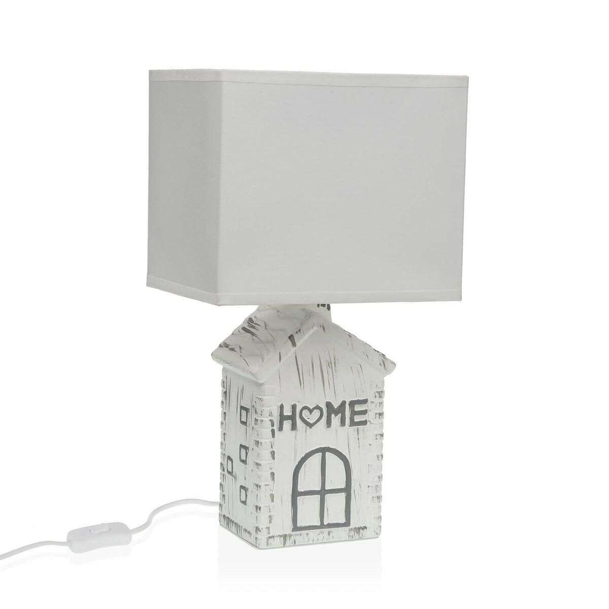 Bordlampe Versa Hvid Keramik 40 W 64,1 x 36,5 cm