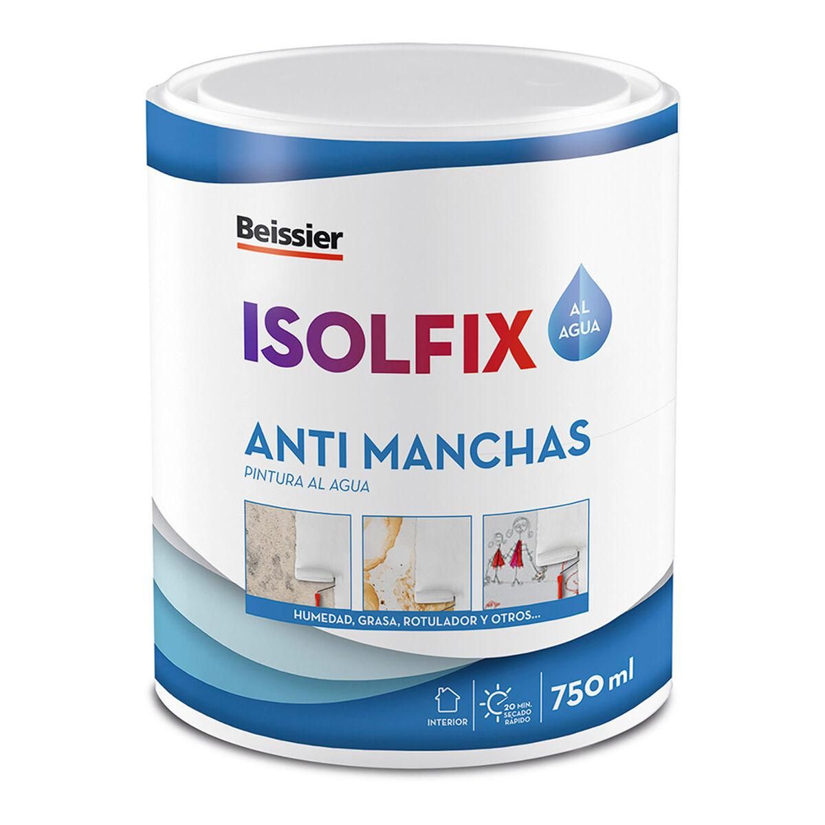 Akrylmaling Beissier 70249-012 Isolfix Anti-plet Hvid 750 ml