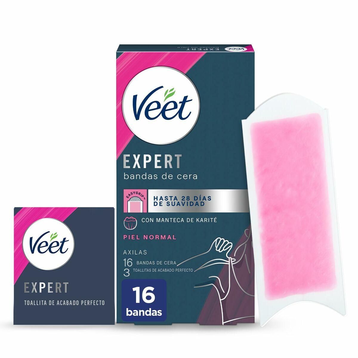 Bandas Depilatórias Corporais Veet Expert Armhuler (16 enheder)