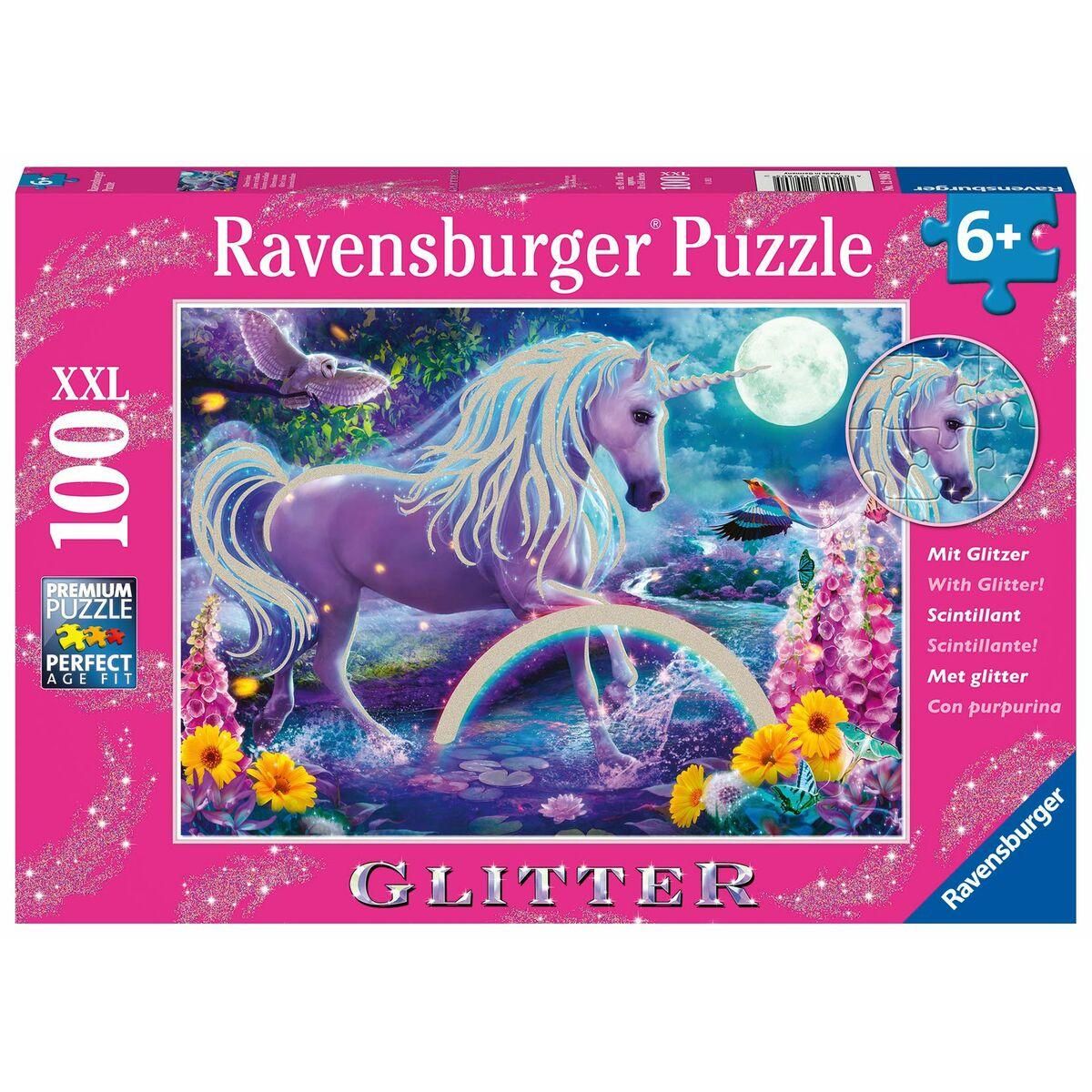 Puslespil Ravensburger 12980 Enhjørning Skinne XXL 100 Dele