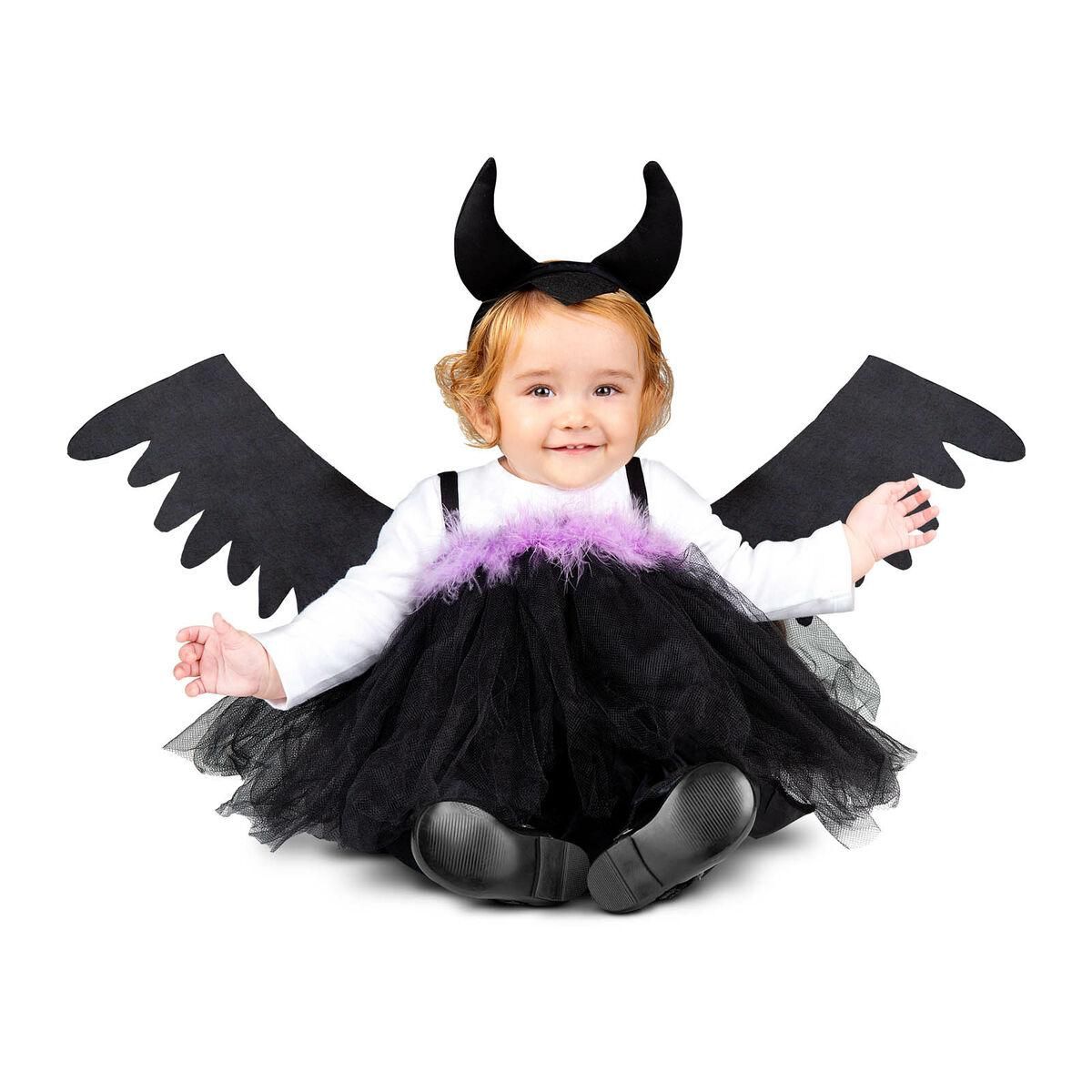 Kostume til babyer Sort Dæmon (3 Dele) Maleficent 7-12 måneder