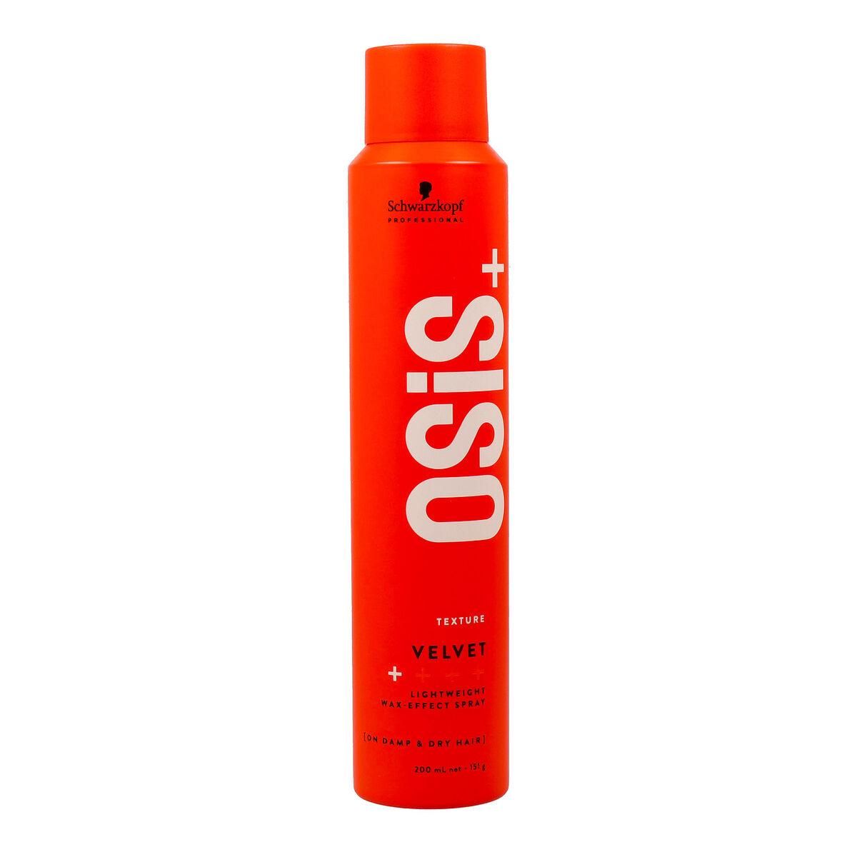 Fleksibelt hold hårspray Schwarzkopf Osis+ Velvet 200 ml