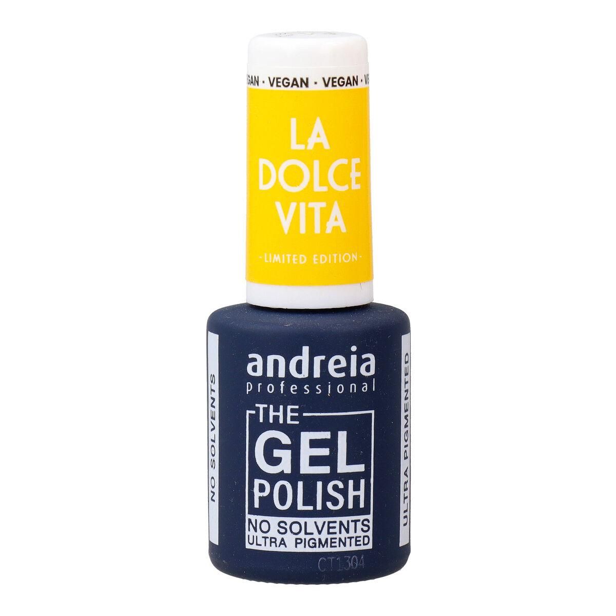 Gel-neglelak Andreia La Dolce Vita DV4 Canary Yellow 10,5 ml