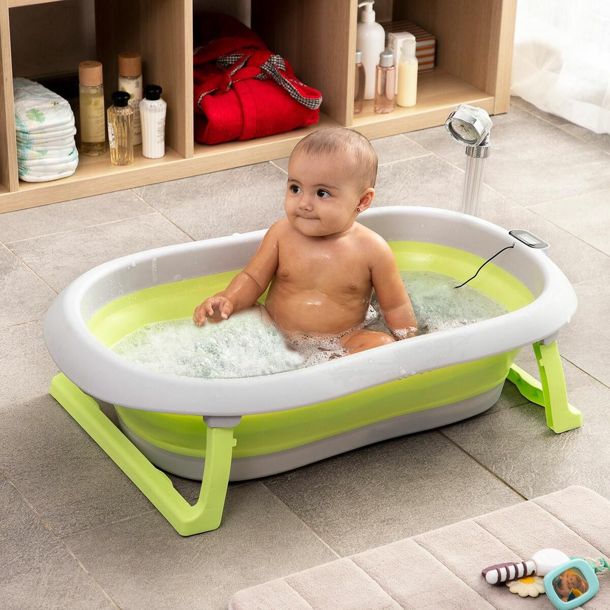 Evolutionært sammenklappeligt babybad Fovibath InnovaGoods