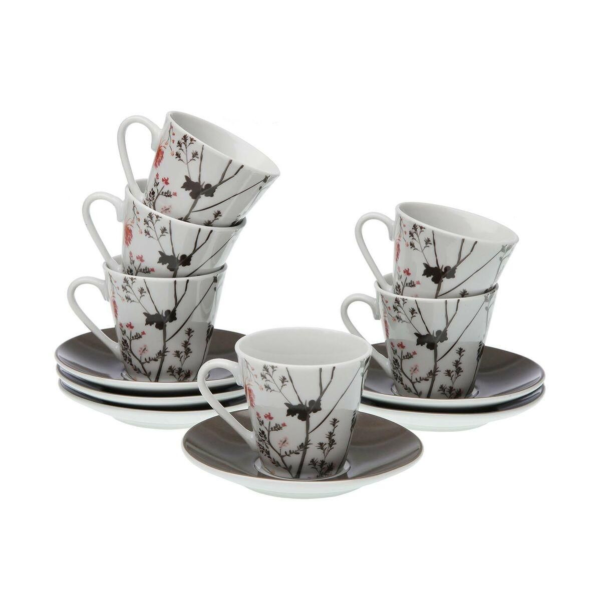 6 Dele kaffekopsæt Versa Balbec Porcelæn