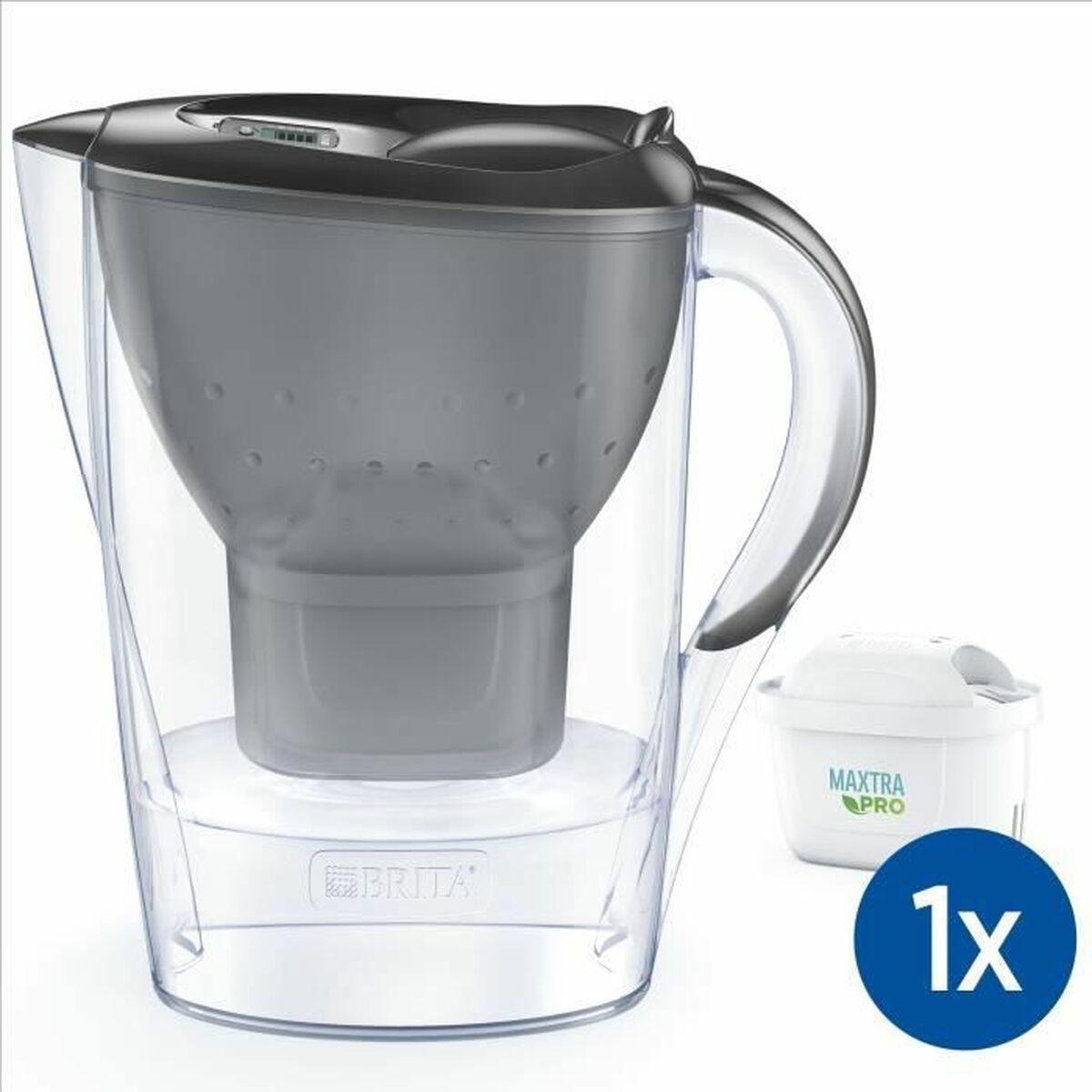 Kande Med Filter Brita Carafe Marella Grafit Plastik 2,4 L