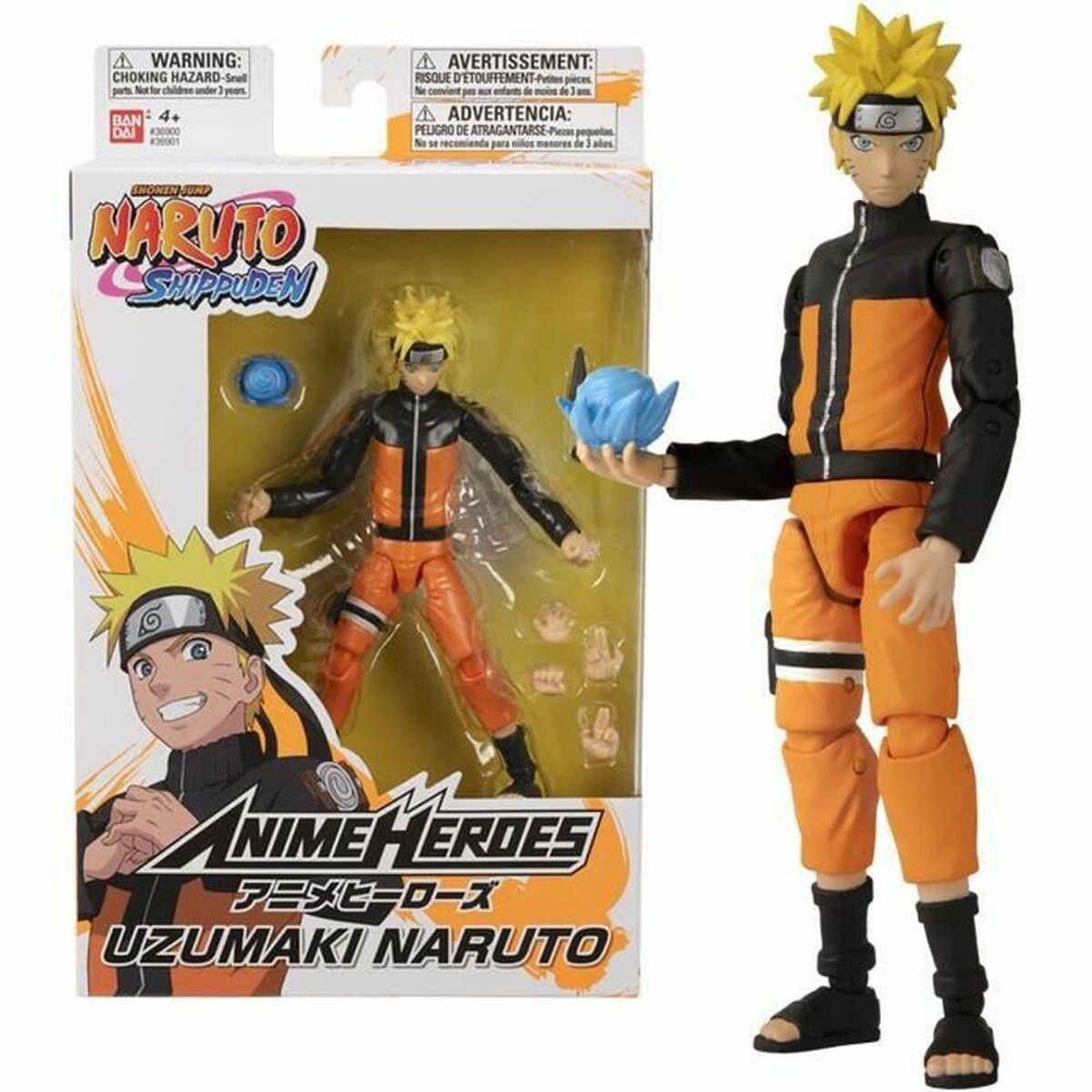 Samlet figur Naruto Uzumaki - Anime Heroes 17 cm