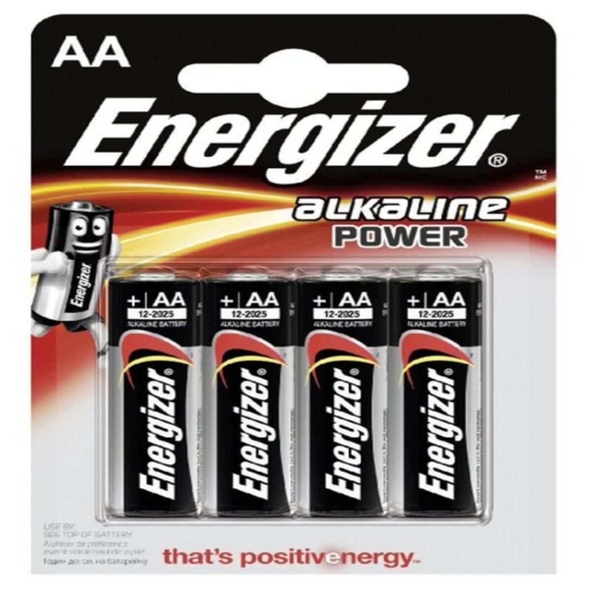 Alkalinebatterier Energizer 90080 AA LR6