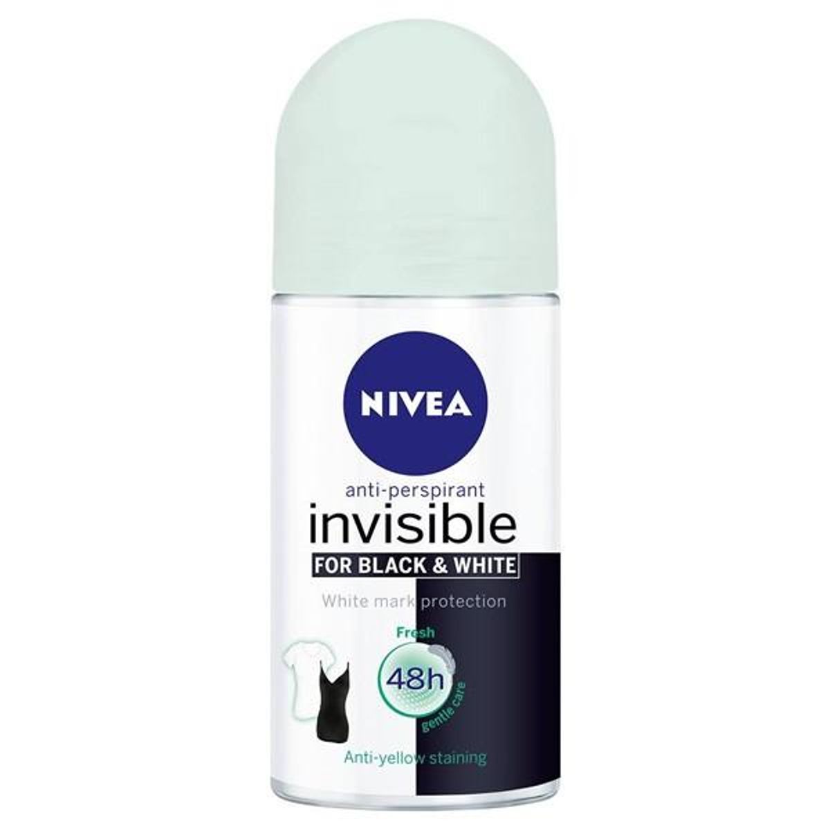 Roll on deodorant Black & White Invisible Fresh Nivea (50 ml)