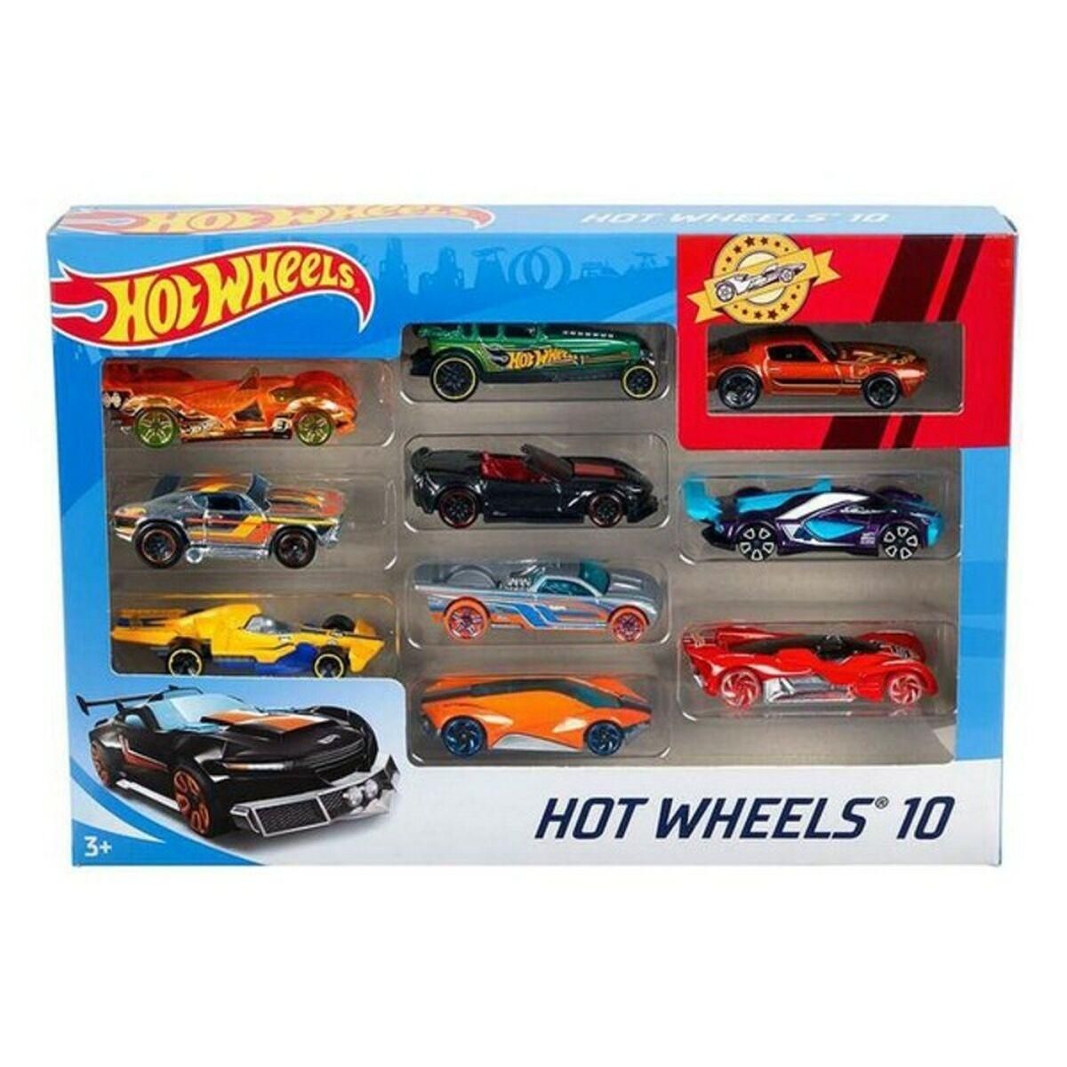 Legetøjssæt med køretøjer Hot Wheels Metal (10 stk)