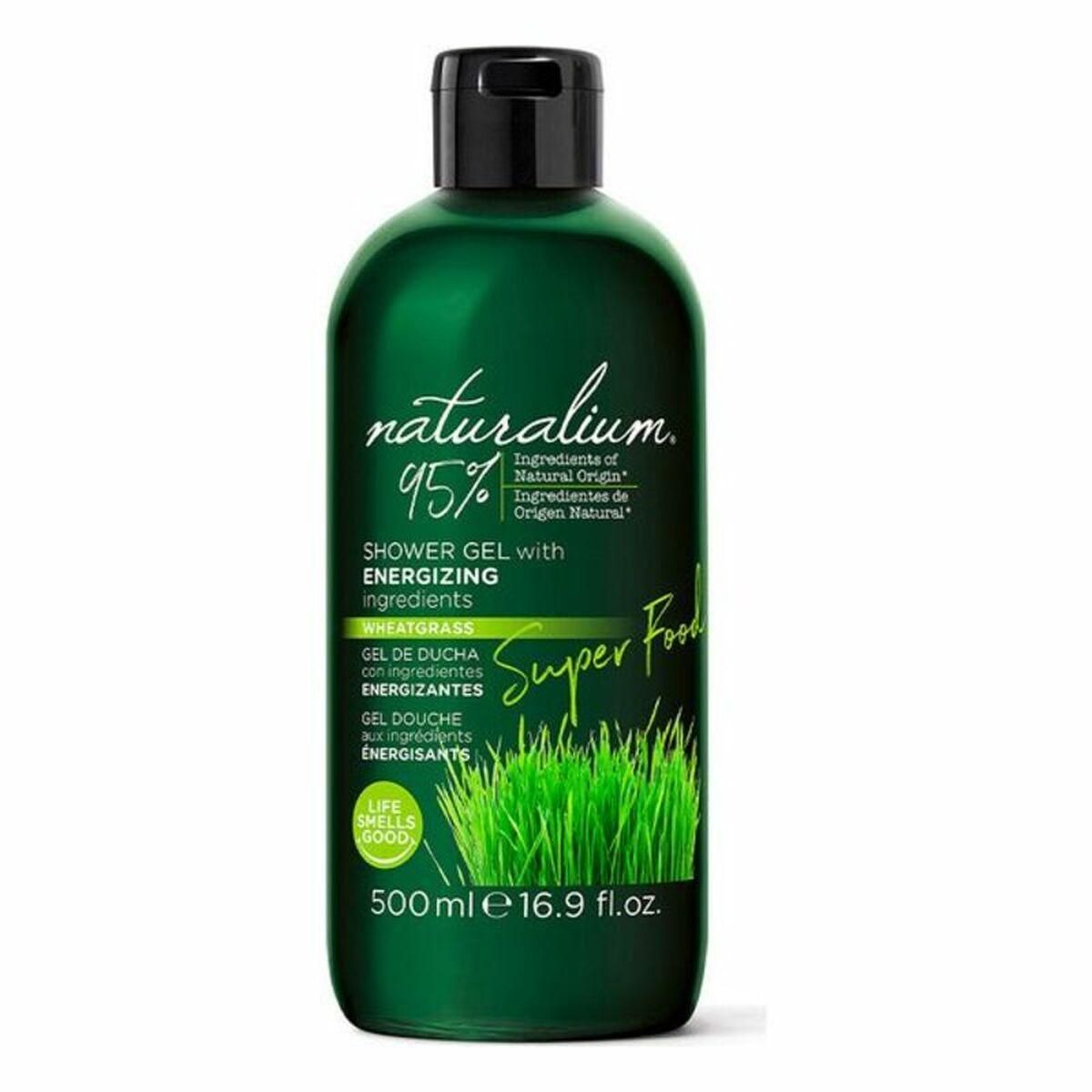 Shower gel Super Food Wheatgrass Energizing Naturalium (500 ml)