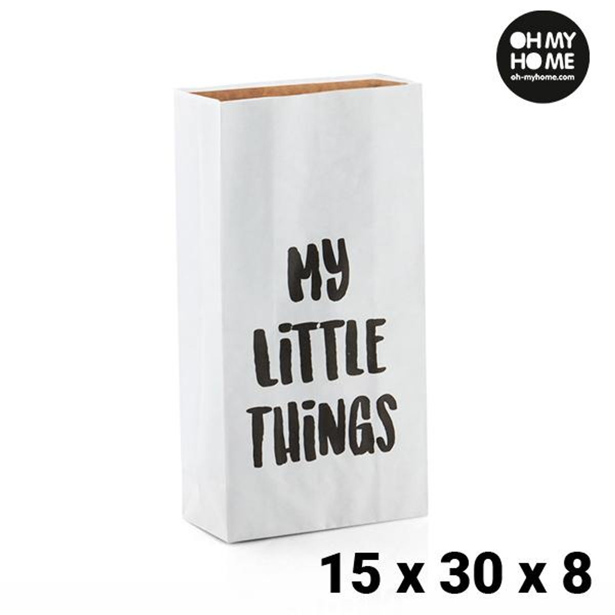 Oh My Home Lille Papirpose (15 x 30 x 8 cm)