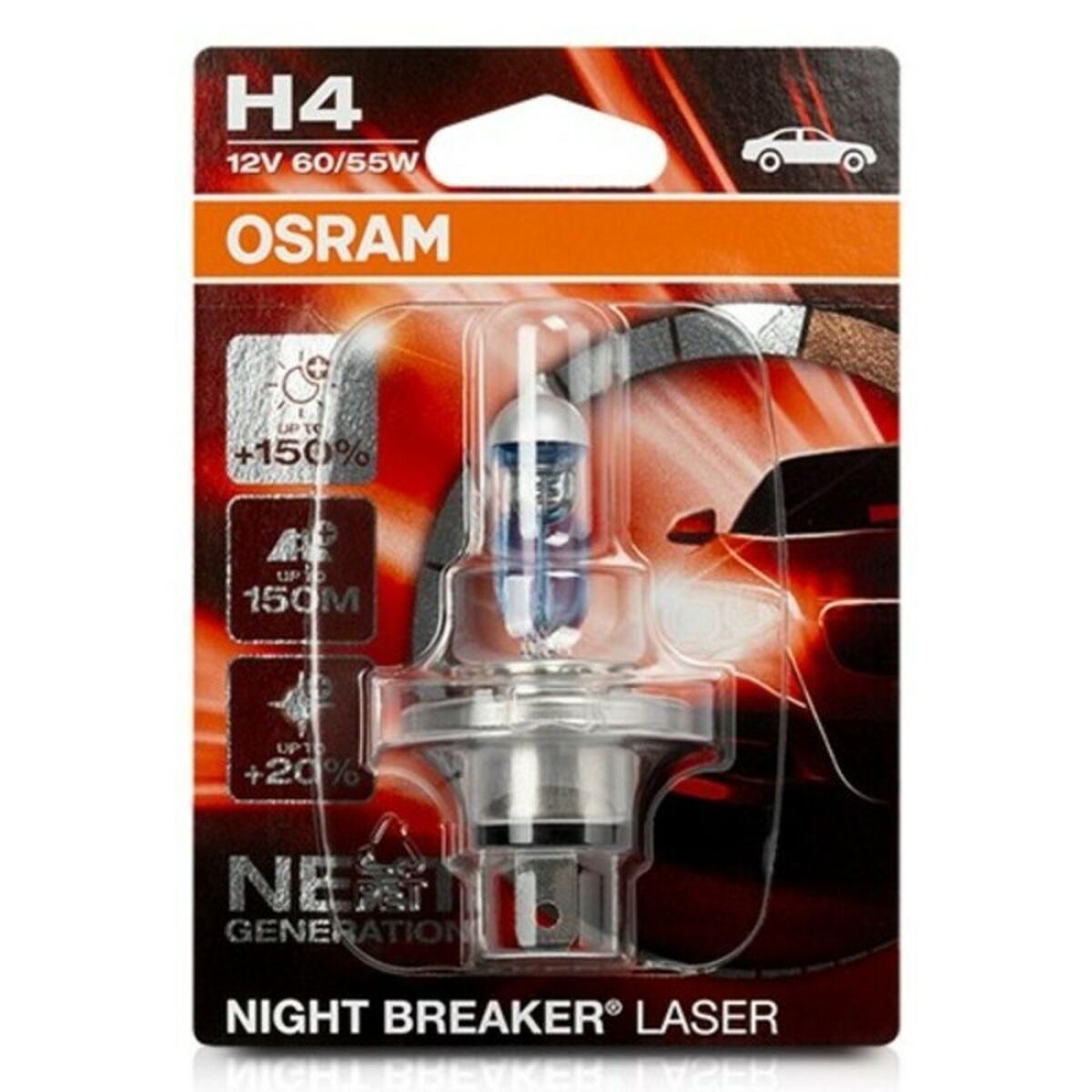 Pære til køretøj Osram 64193NL-01B H4 12V 60/55W