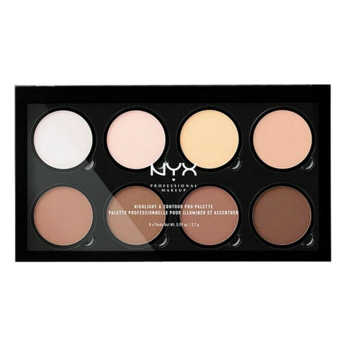 Lysreflekterende Highlight & Contour Pro NYX (8 x 2,7 g)