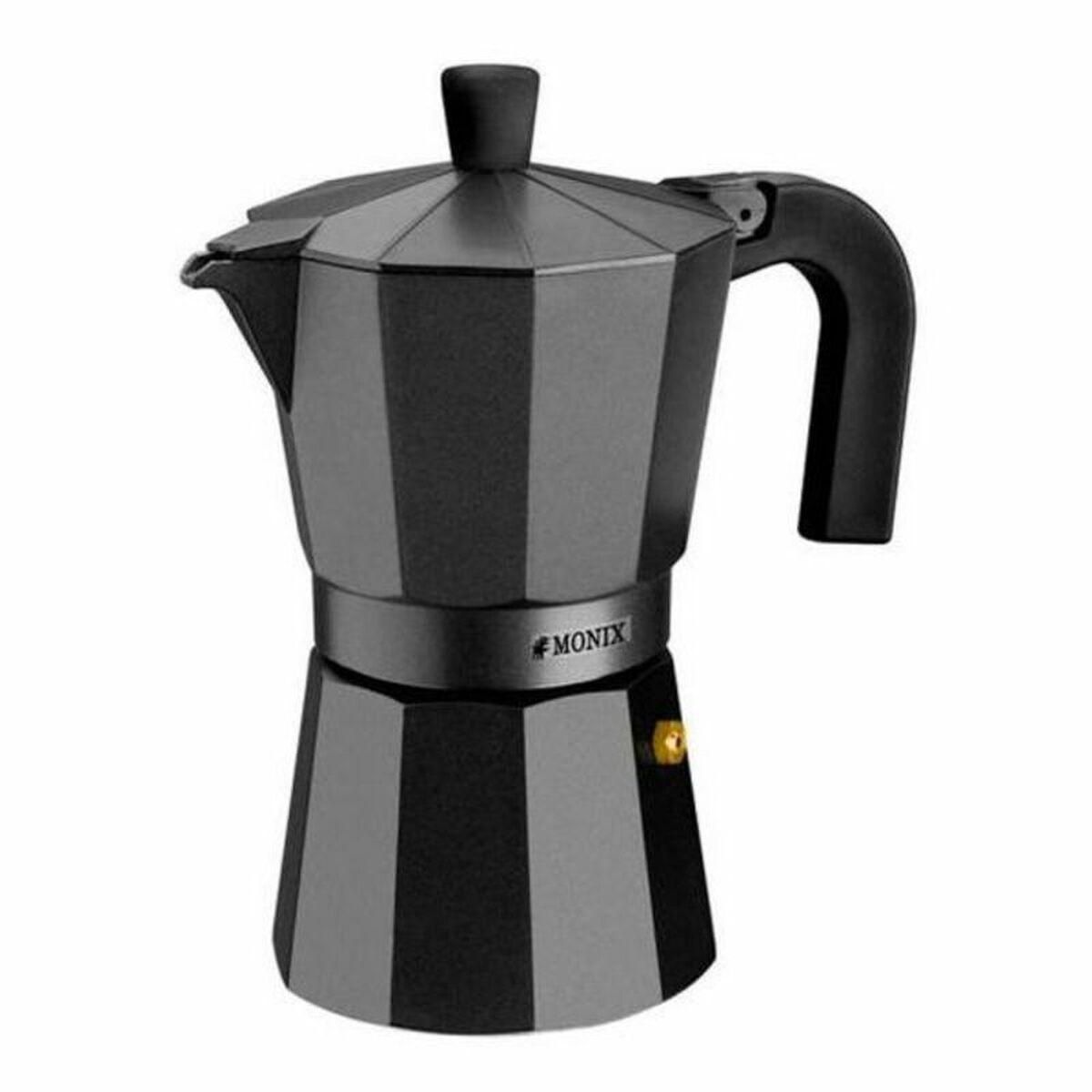 Italiensk Kaffekande Monix Braisogona_M640009 Sort Aluminium 9 Kopper