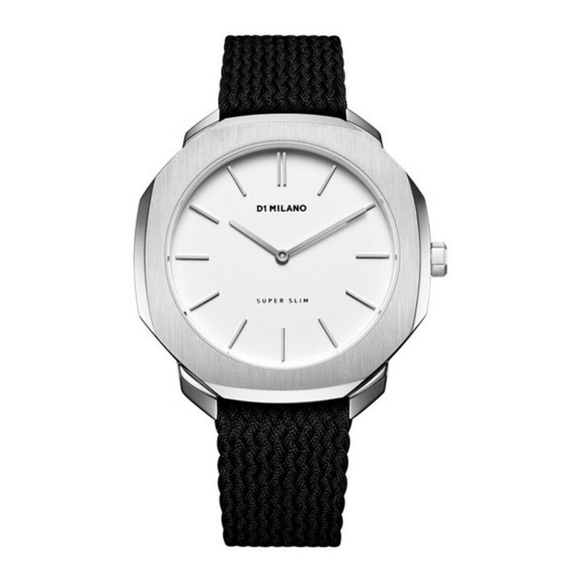 Unisex ur D1 Milano (Ø 36 mm) Sølvfarvet