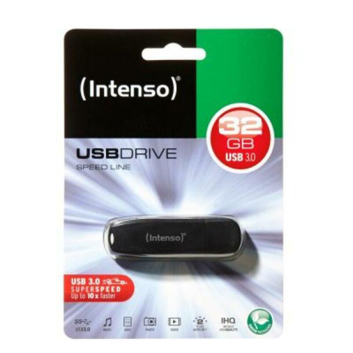 USB-stik INTENSO FAELAP0356 USB 3.0 32 GB Sort 32 GB USB-stik