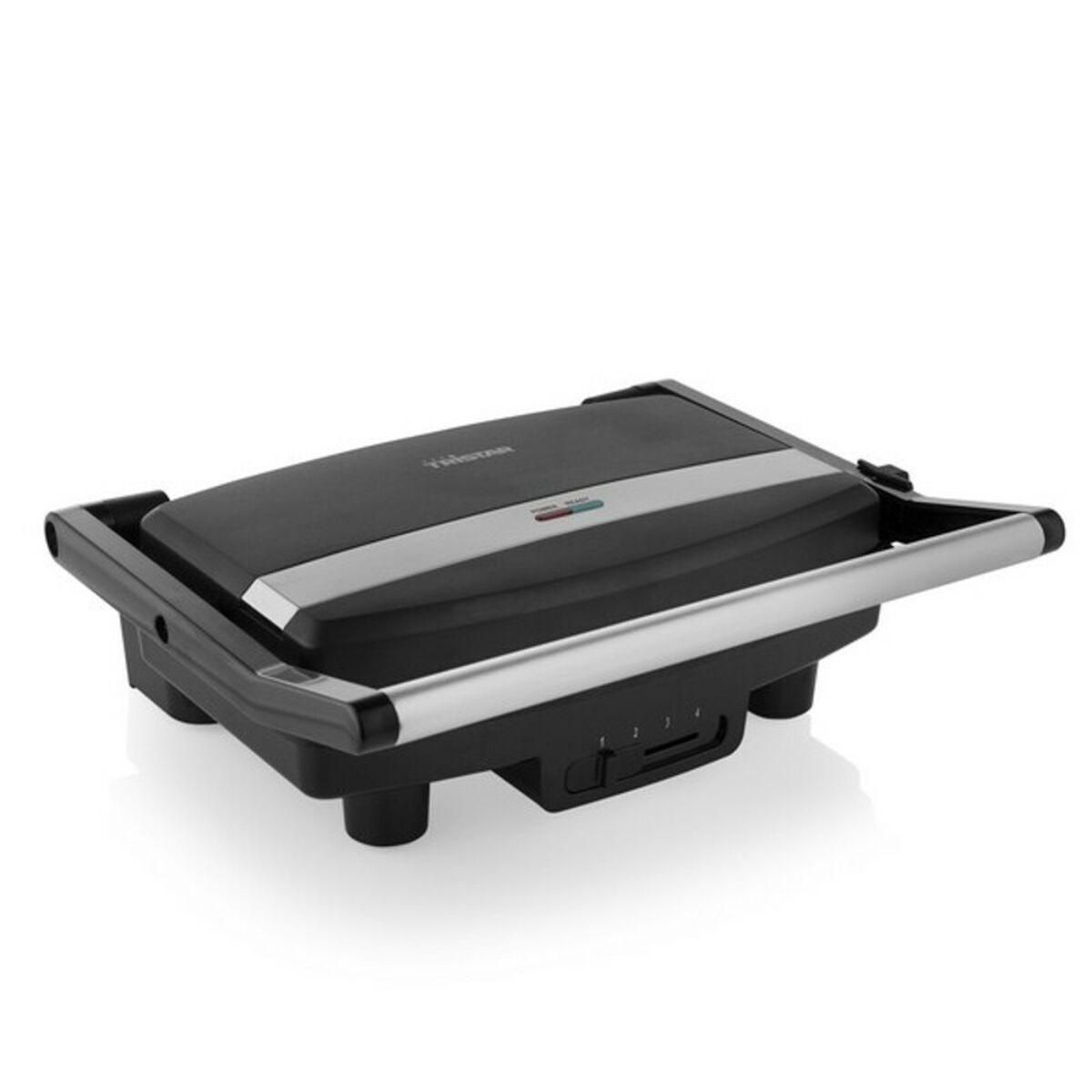 Contact grill Tristar GR-2856 1000W Sort Stål 28 x 19 cm