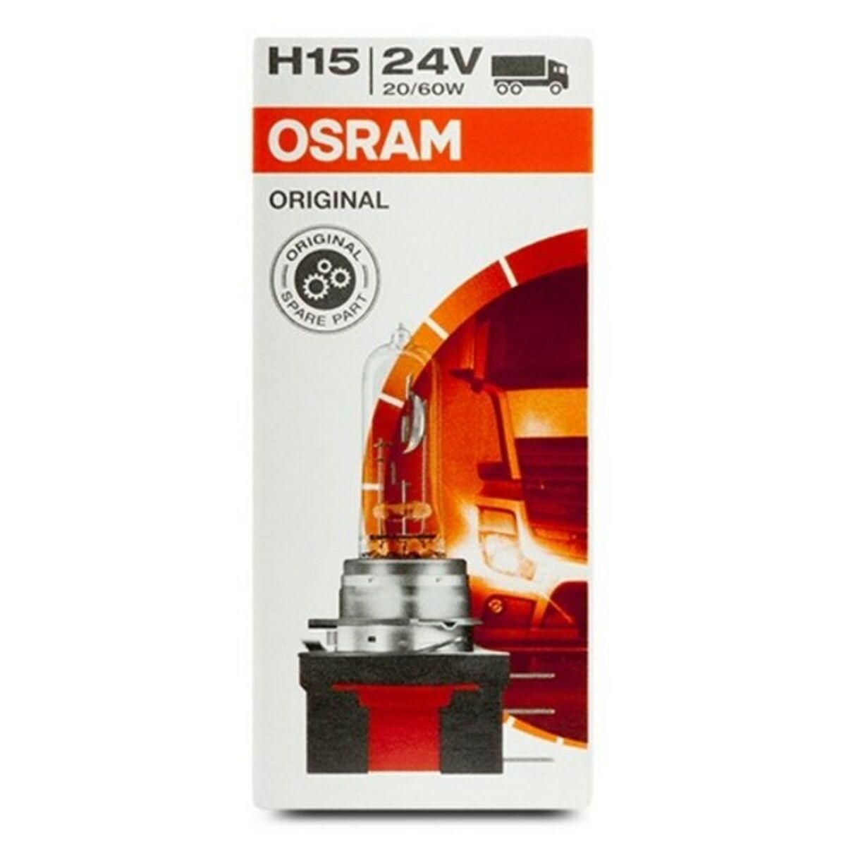 Pære til køretøj Osram 64177 H15 24V 20/60W 3200K