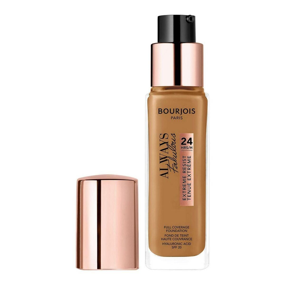 Dækcreme til Ansigtet Bourjois Always Fabulous 520-caramel 24 timer (30 ml)