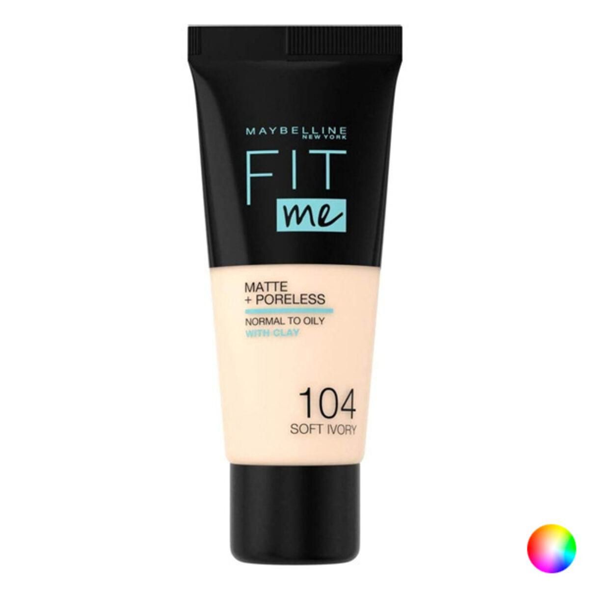 Flydende makeup foundation Fit Me! Maybelline (30 ml) (30 ml) 104-soft ivory 30 ml