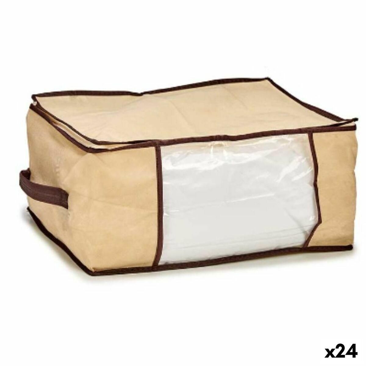 Opbevaringstaske Flødefarvet Polyester polypropylen 27 L 45 x 30 x 20 cm (24 enheder)