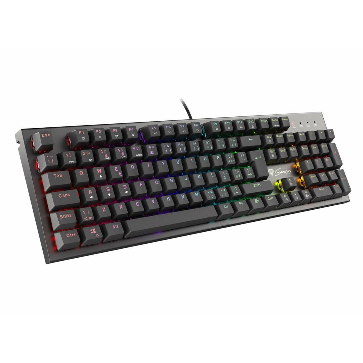 Gaming-tastatur Genesis NKG-1818 Qwerty portugisisk