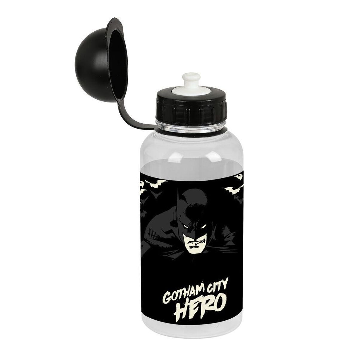 Vandflaske Batman Hero Sort PVC (500 ml)