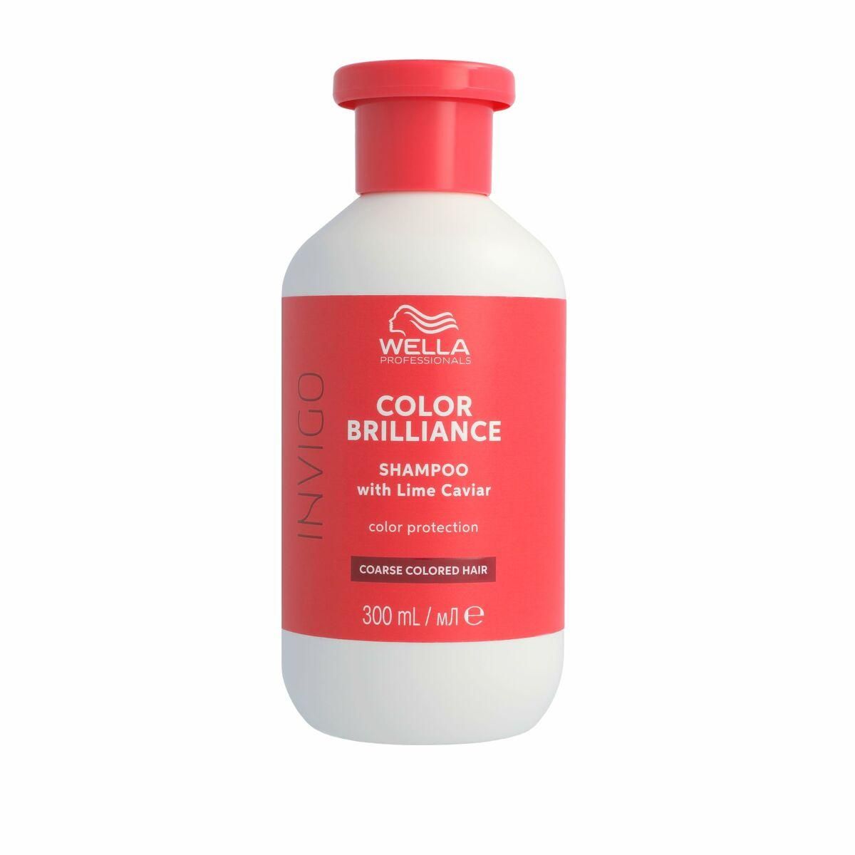 Farvebevarende shampoo Wella Invigo Color Brilliance Farvet hår Tykt hår 300 ml