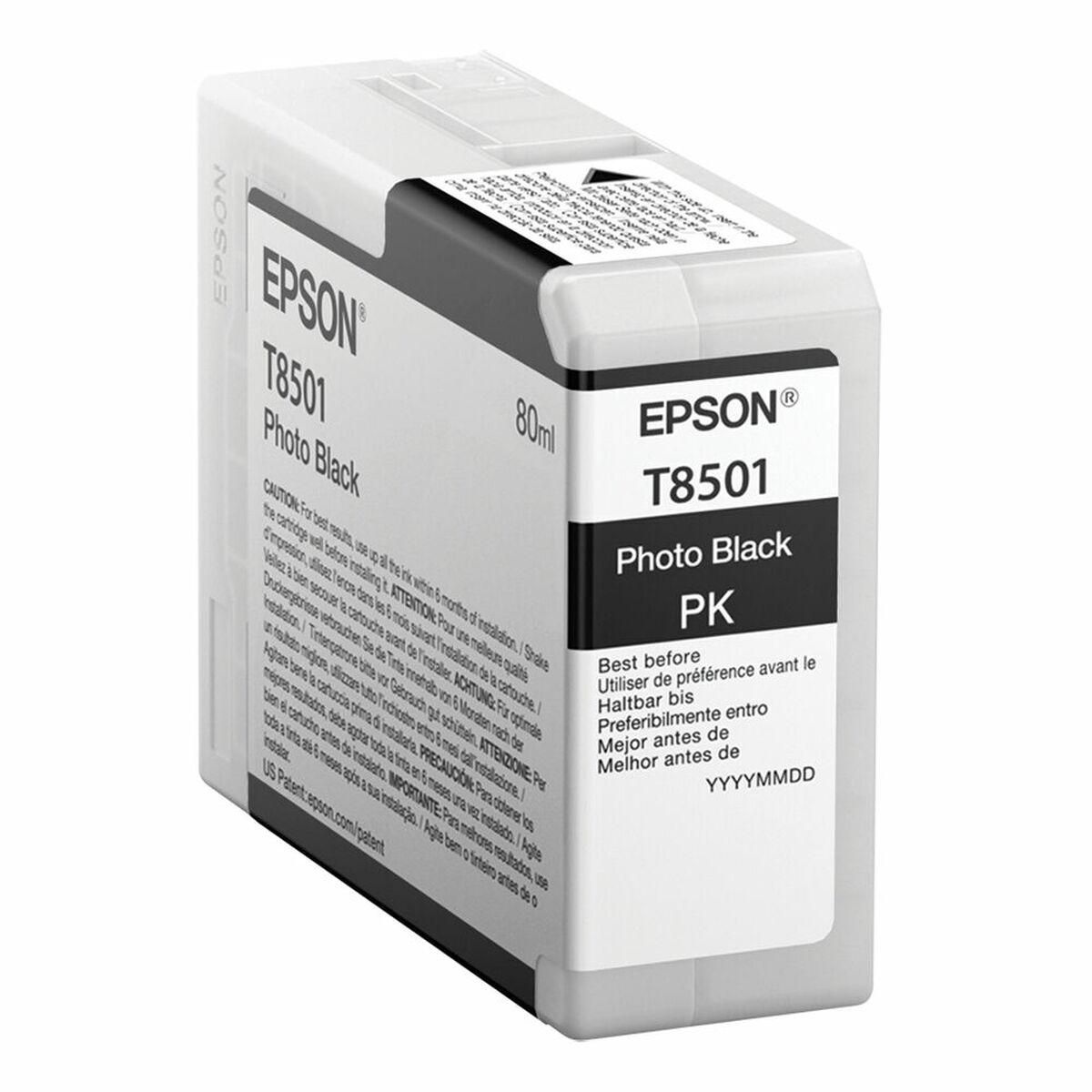 Original blækpatron Epson C13T850100 Sort