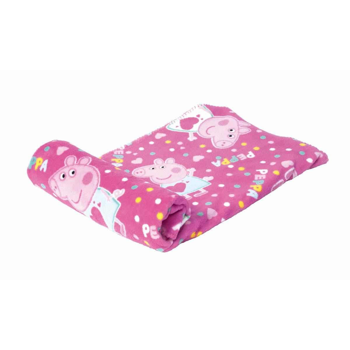 Tæppe Peppa Pig Cosy Corner Pink (95 x 150 cm)