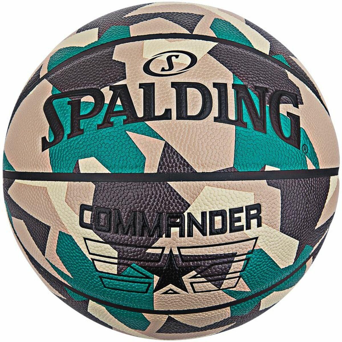 Basketball Commander Poly Spalding 84589Z Brun Læder Syntetisk 7