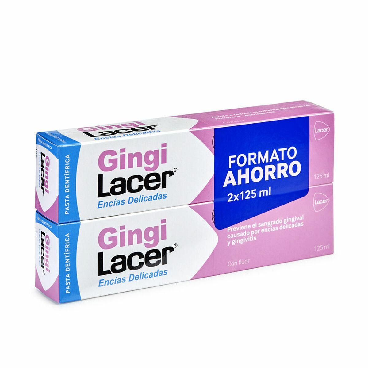 Tandpasta Følsomt Tandkød Lacer Gingi 2 x 125 ml (2 Dele)