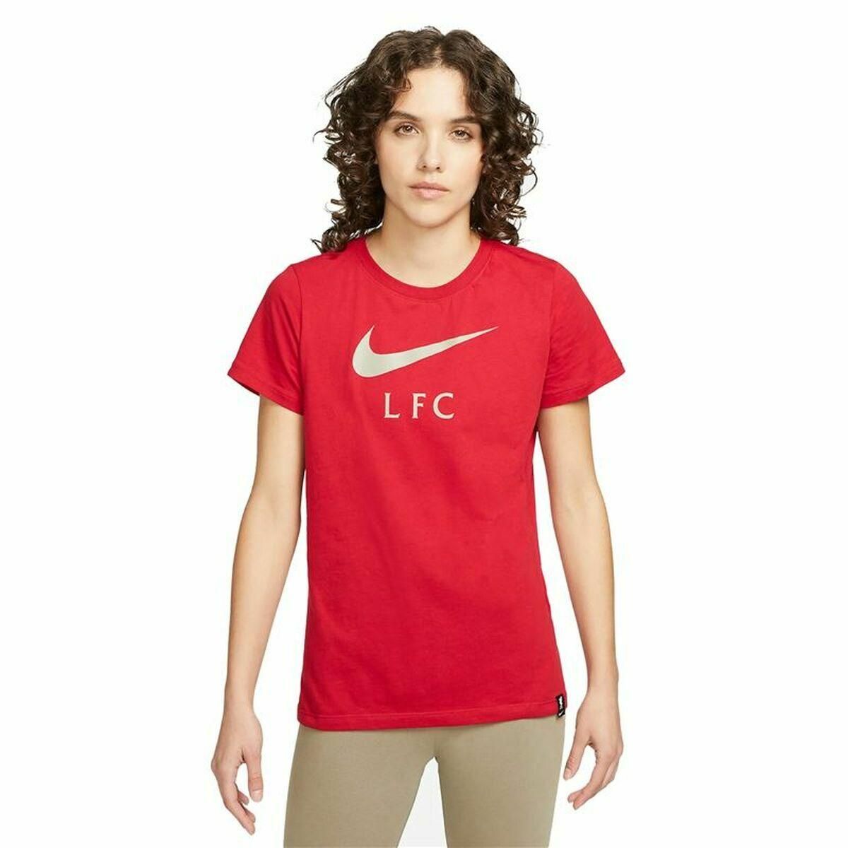 Kortærmet T-shirt til Kvinder Nike Liverpool FC Rød S