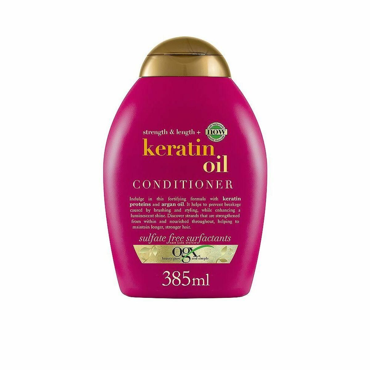 Anti-Hårtab Anti-Brud Hårbalsam OGX 97752 Keratin 385 ml