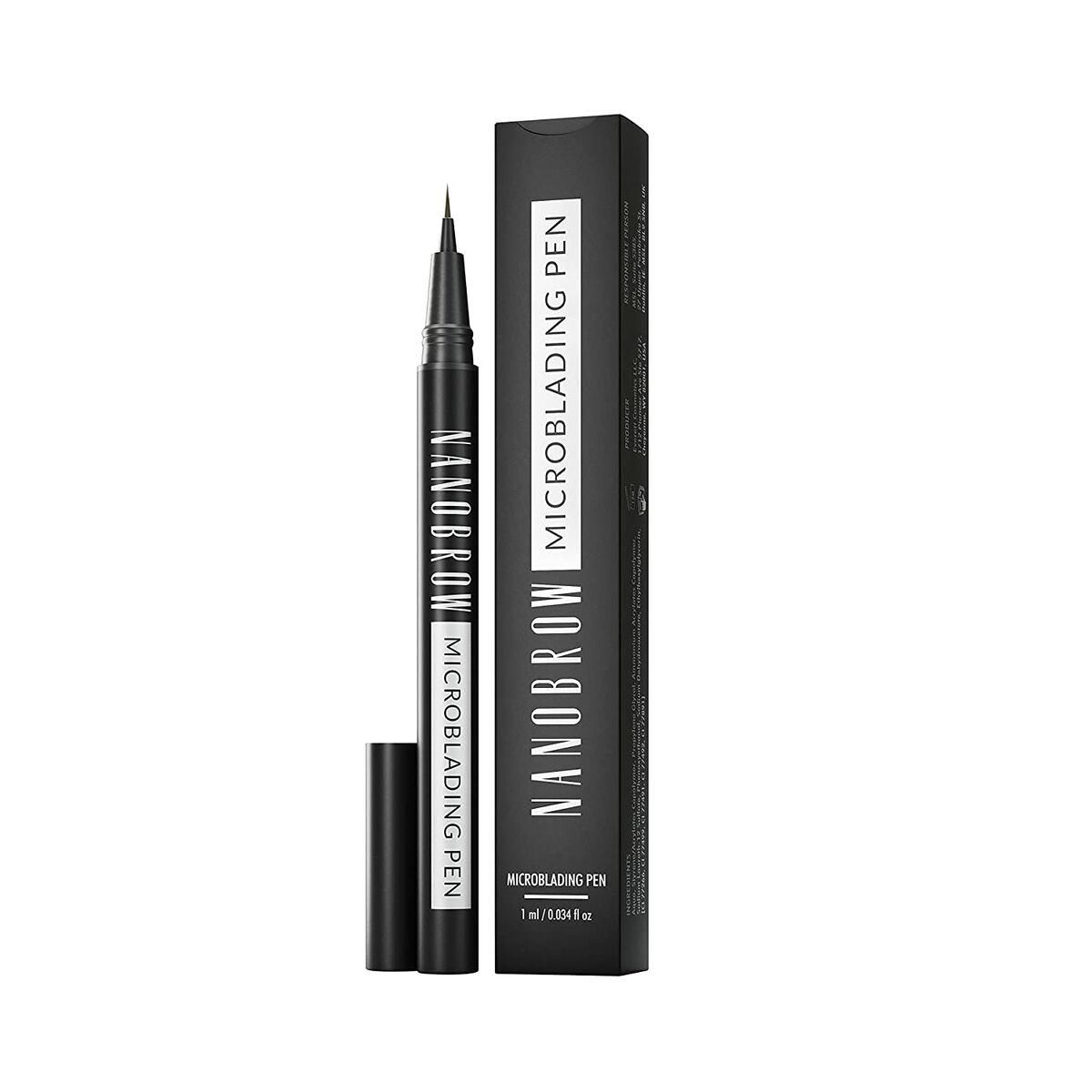 Øjenbrynsblyant Nanobrow Microblading Pen Dark Brown 1 ml