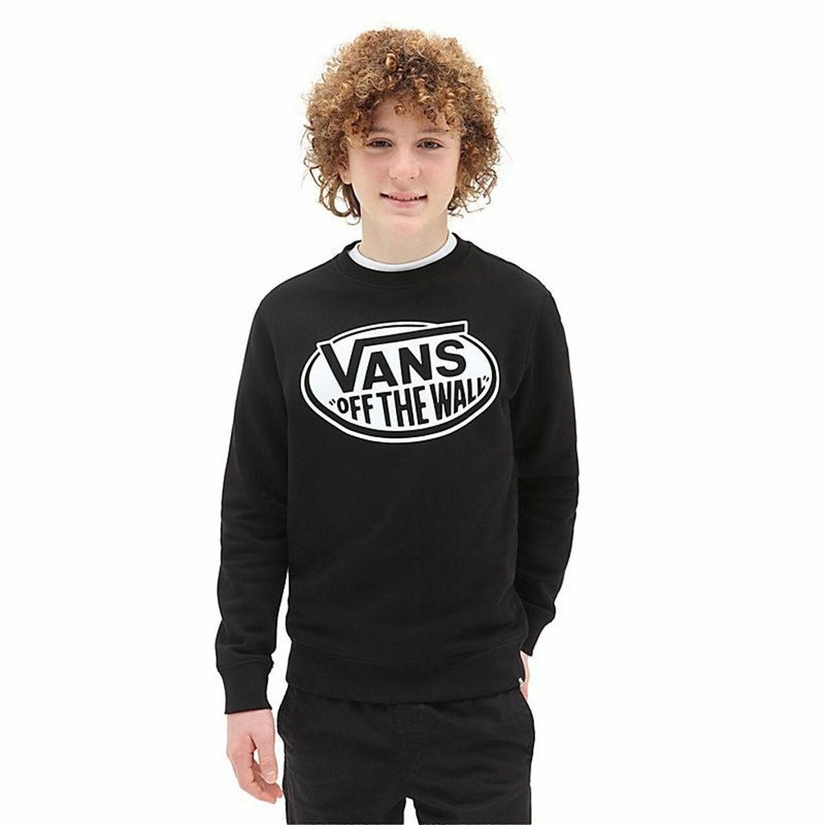 Sweaters uden Hætte til Mænd Vans Off The Wall Sort S