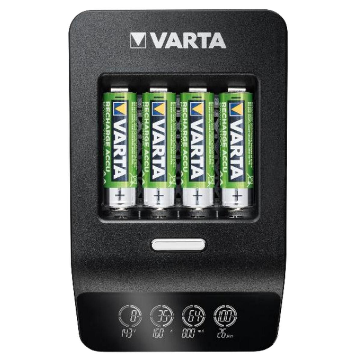 Oplader + genopladelige batterier Varta 57685 101 441