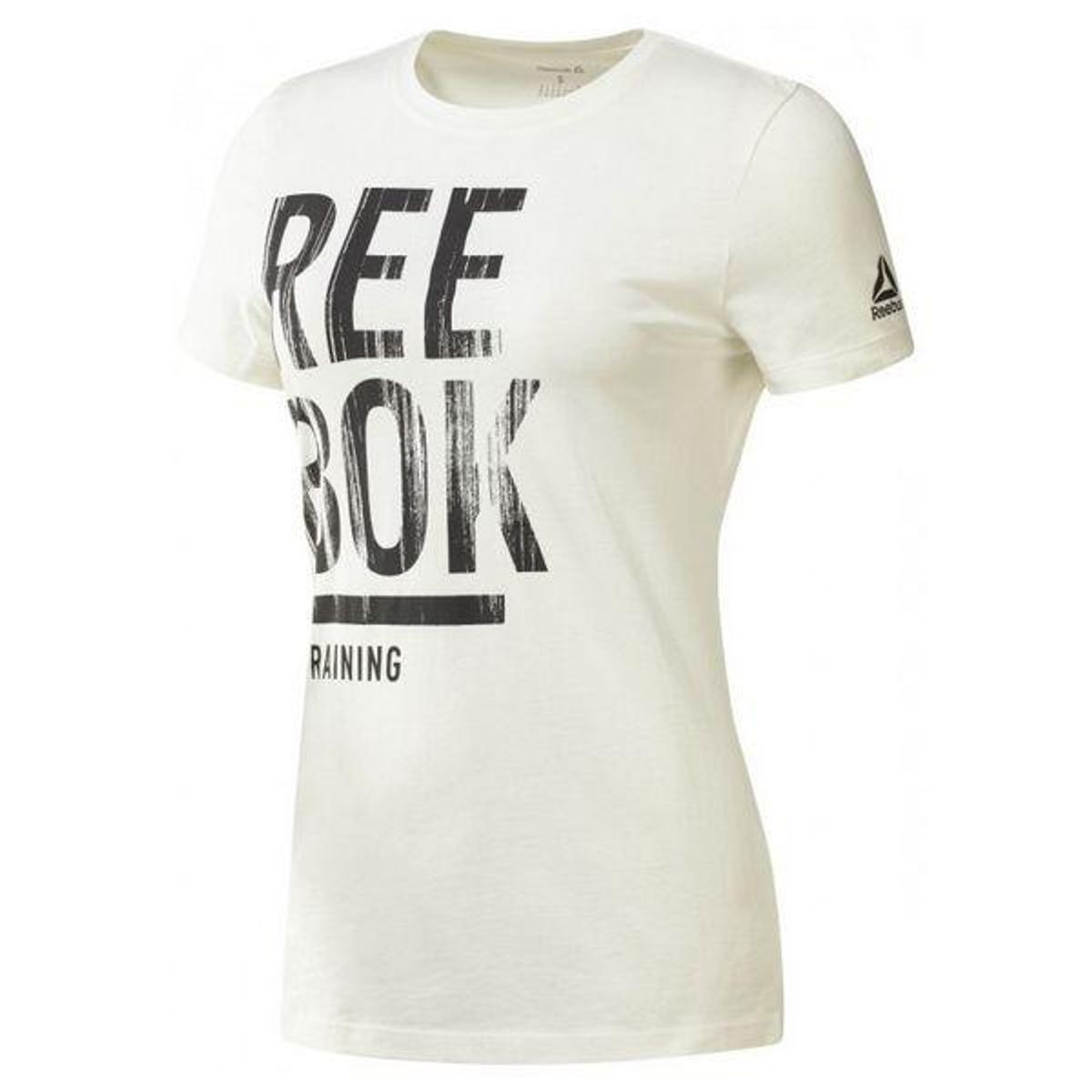 Kortærmet T-shirt til Kvinder Reebok Training Split Tee Hvid S