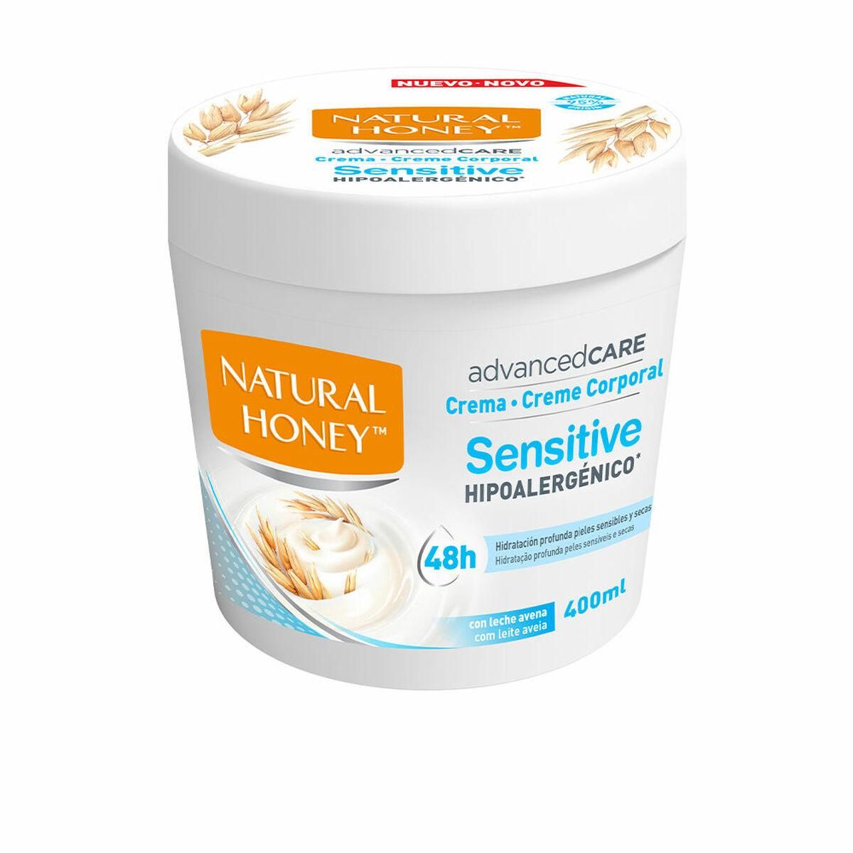 Fugtgivende creme Natural Honey Kokos Allergivenligt (400 ml)