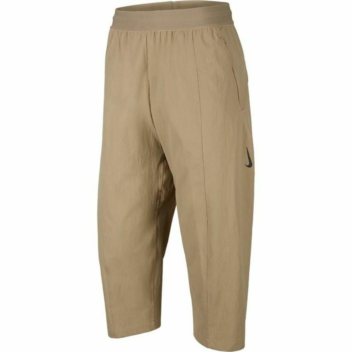 Lange sportsbukser Nike Dri-Fit Yoga Beige Mænd S