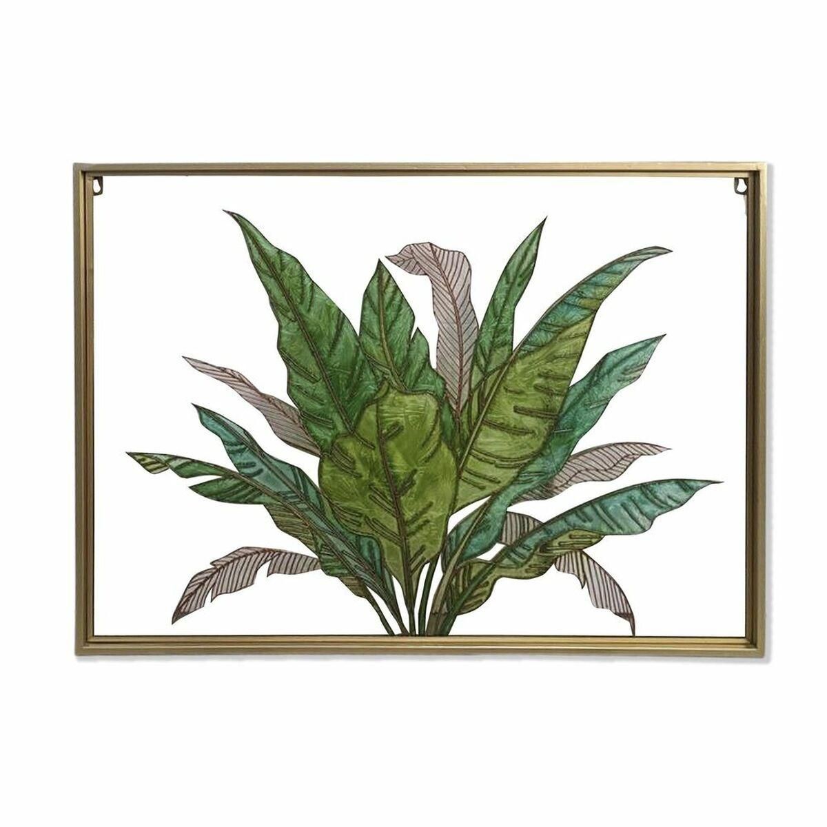 Lærred Tropisk Blad af en plante (80 x 3 x 60 cm)