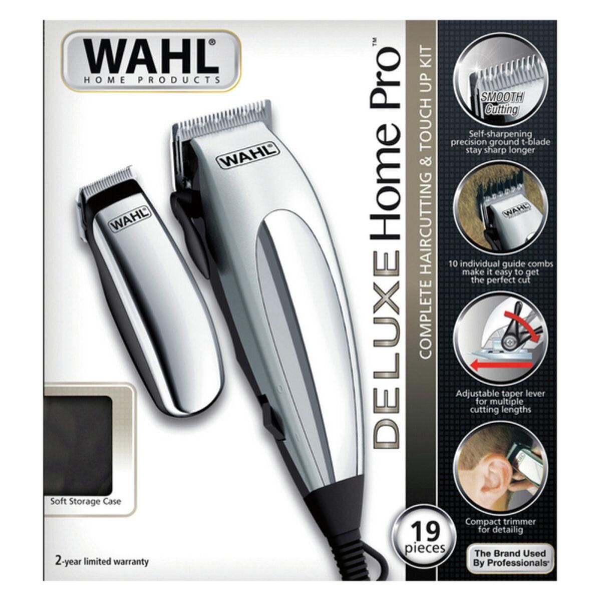 Hårtrimmer/Shaver Wahl 79305-1316 Sølvfarvet