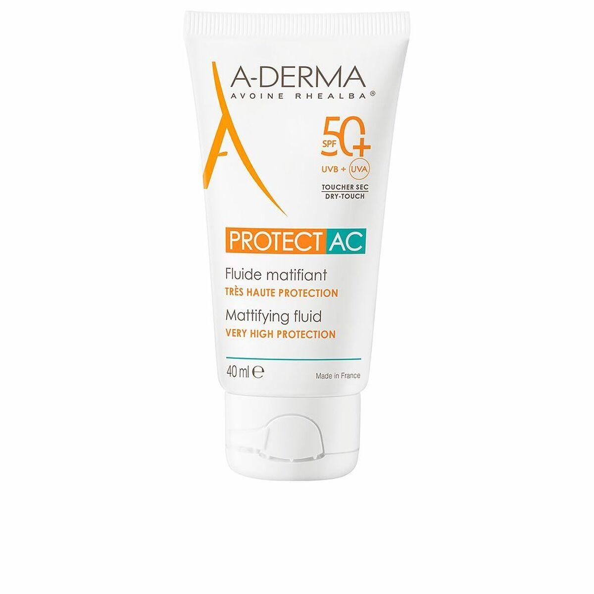 Hydrerende og matte væske A-Derma Protect AC 40 ml